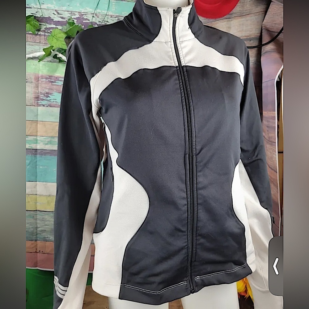 ADIDAS B&W track athletic jacket